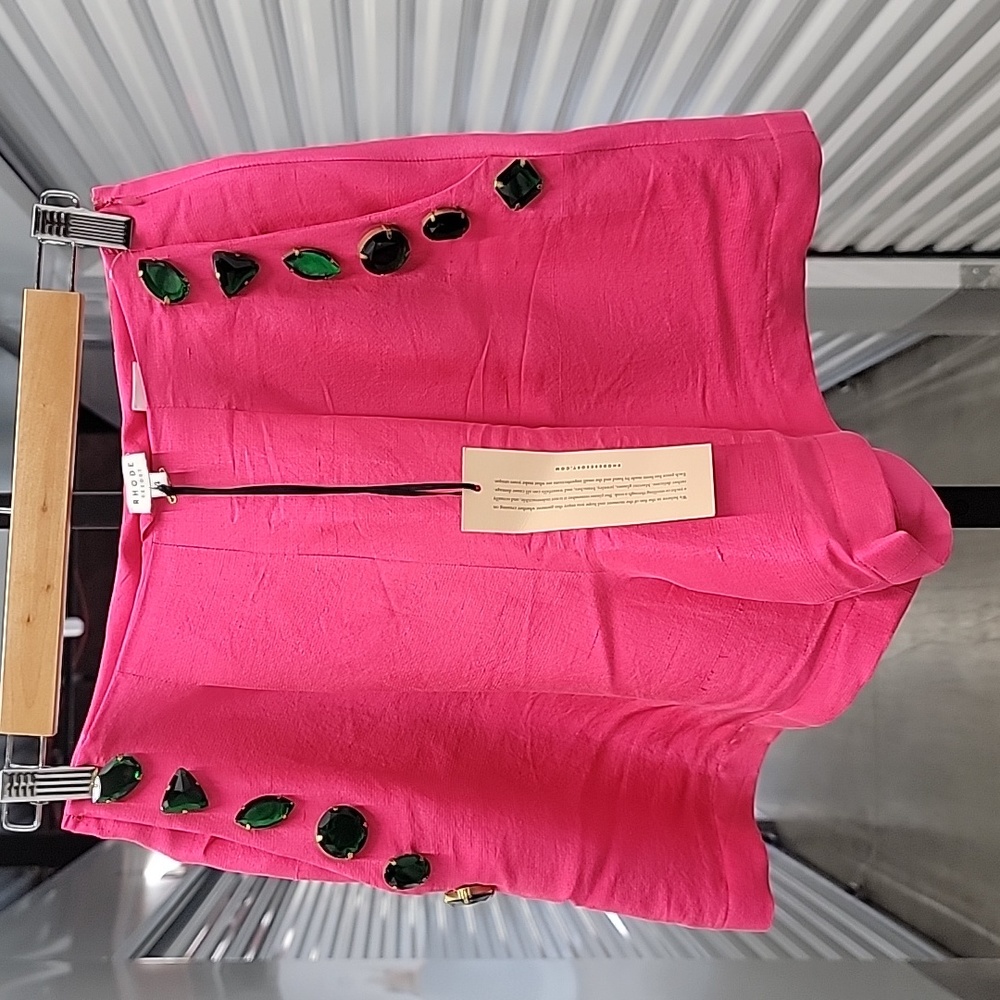 Rhode Resort Pink Jeweled Shorts